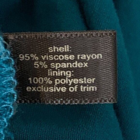 The Limited Teal Ruched Sheath Dress Women’s XS Stretch Work Office Party - Picture 4 of 9